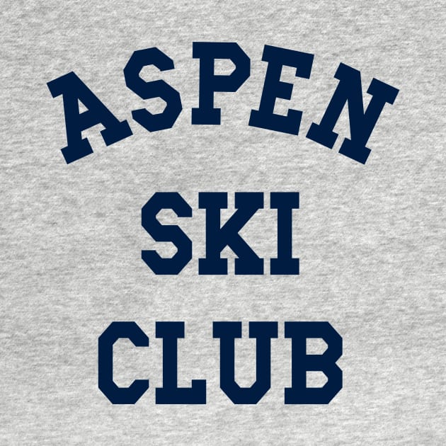 Aspen Ski Club, Varsity College Style For Skier And Skiing Enthusiasts by SilverLake